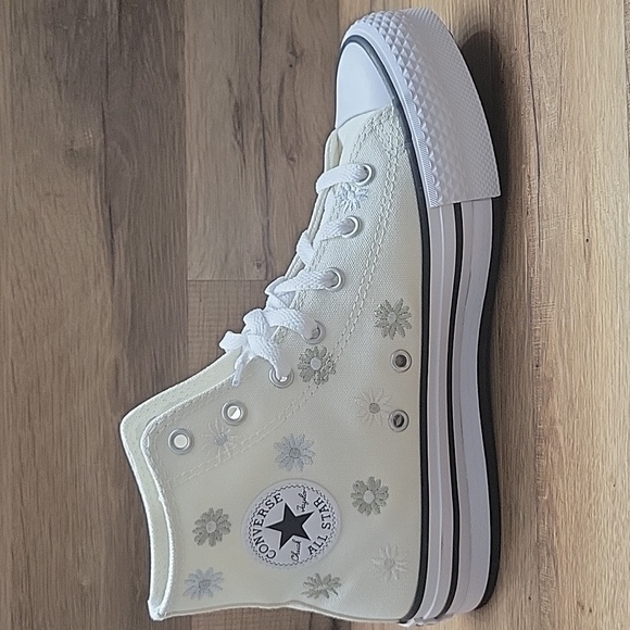 Converse Women's White High-Top Sneakers - Picture 7 of 15